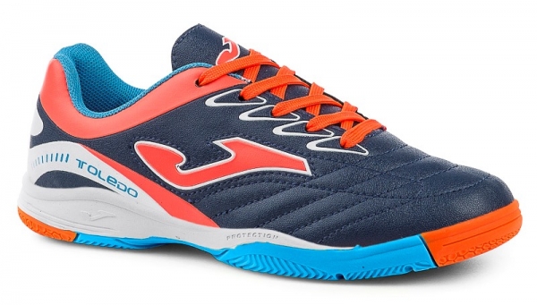 Joma Toledo JR 603 Navy - Kinder Hallensportschuhe Größe 25, 27